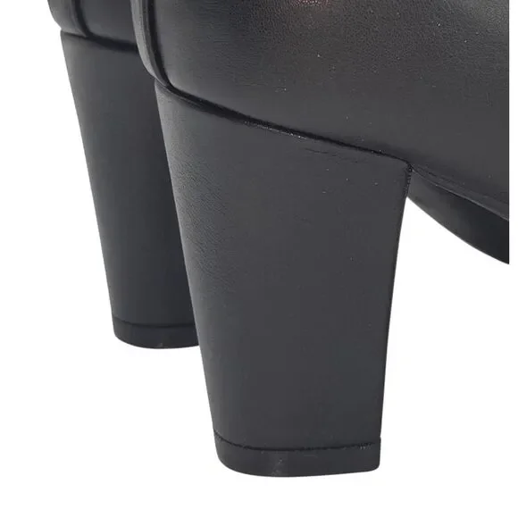 Aerosoles Women's Cinnamon Heeled Tailored Booties Black Size 9.5 Ankle Boots - Picture 10 of 16